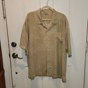 Tommy Bahama 100% Silk Aloha Hawaiian Shirt XXL